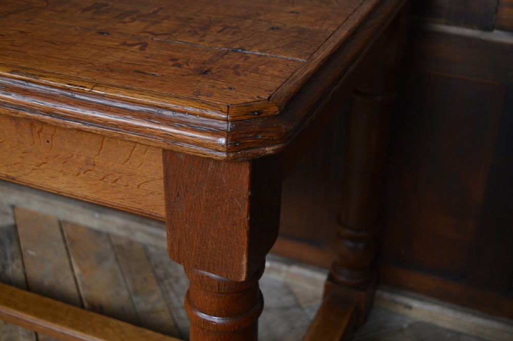 Oak Refectory Table View V