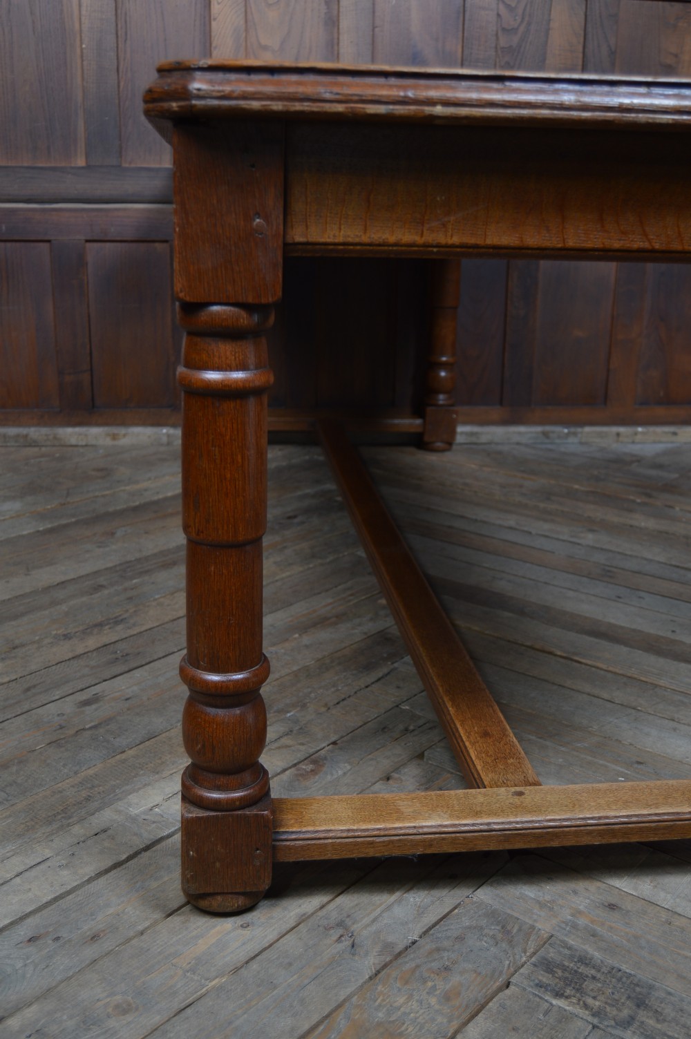 Oak Refectory Table View IX