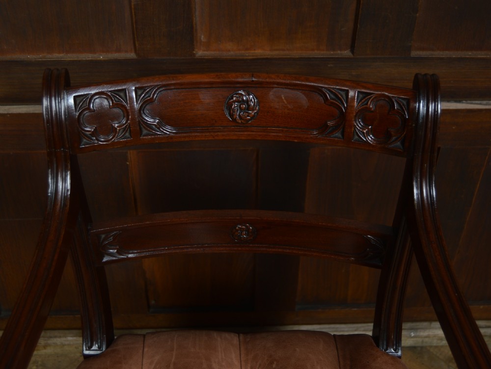 Regency Mahogany Arm-chair View III