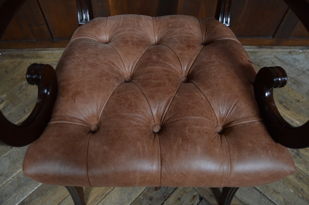 Regency Mahogany Arm-chair View VII