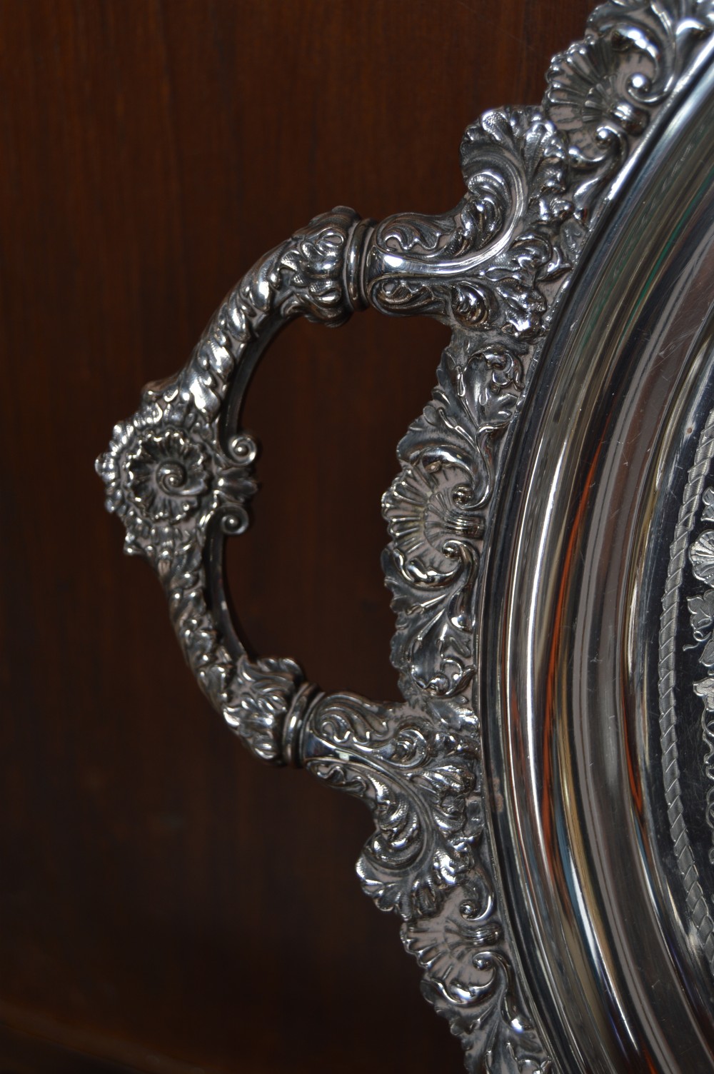 Walker & Hall EPNS Serving Tray View V
