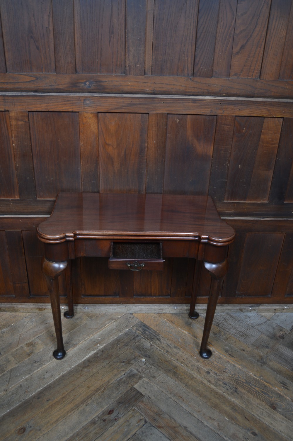 Mahogany Fold-over Card/ Game Table View V