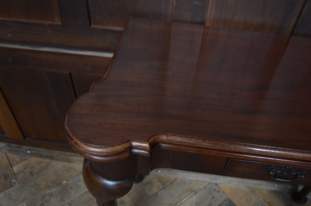 Mahogany Fold-over Card/ Game Table View VI