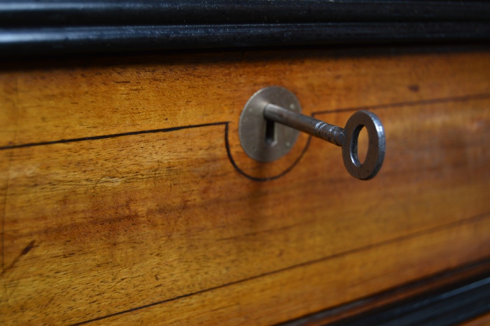 Camphor Wood Campaign Secretaire Chest  View IV