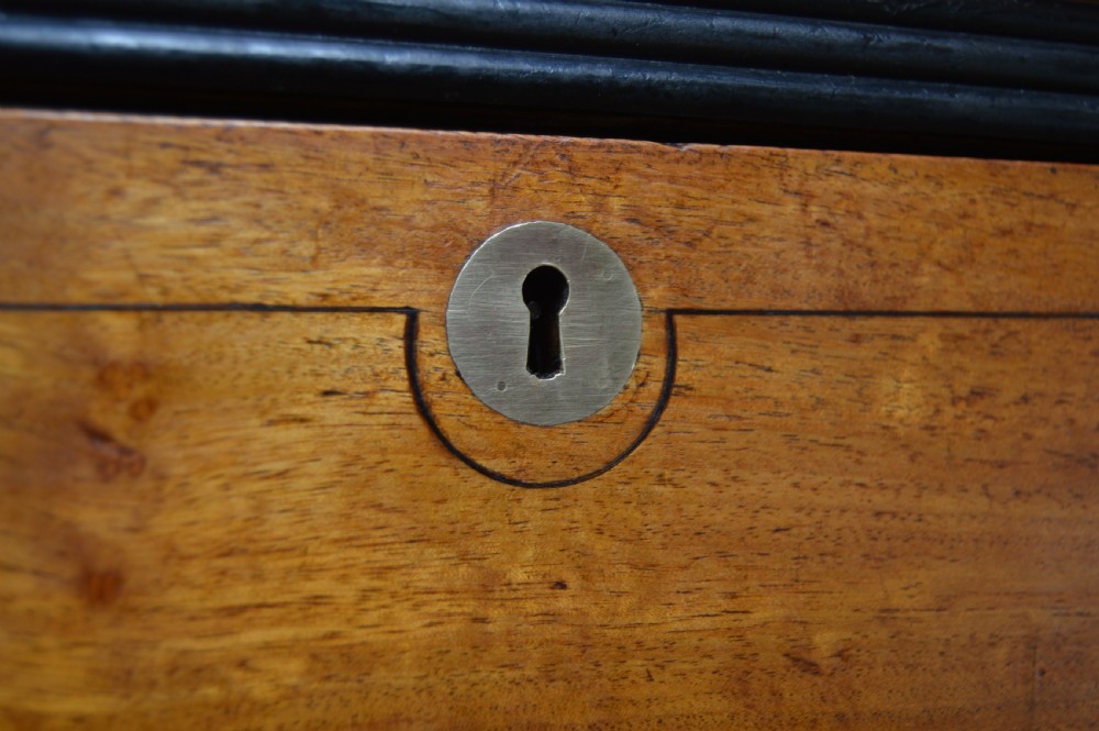 Camphor Wood Campaign Secretaire Chest  View V