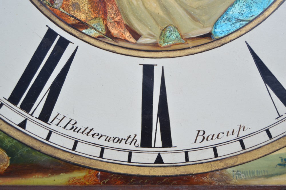 H Butterworth Mahogany Long Case/ Grandfather Clock View VIII