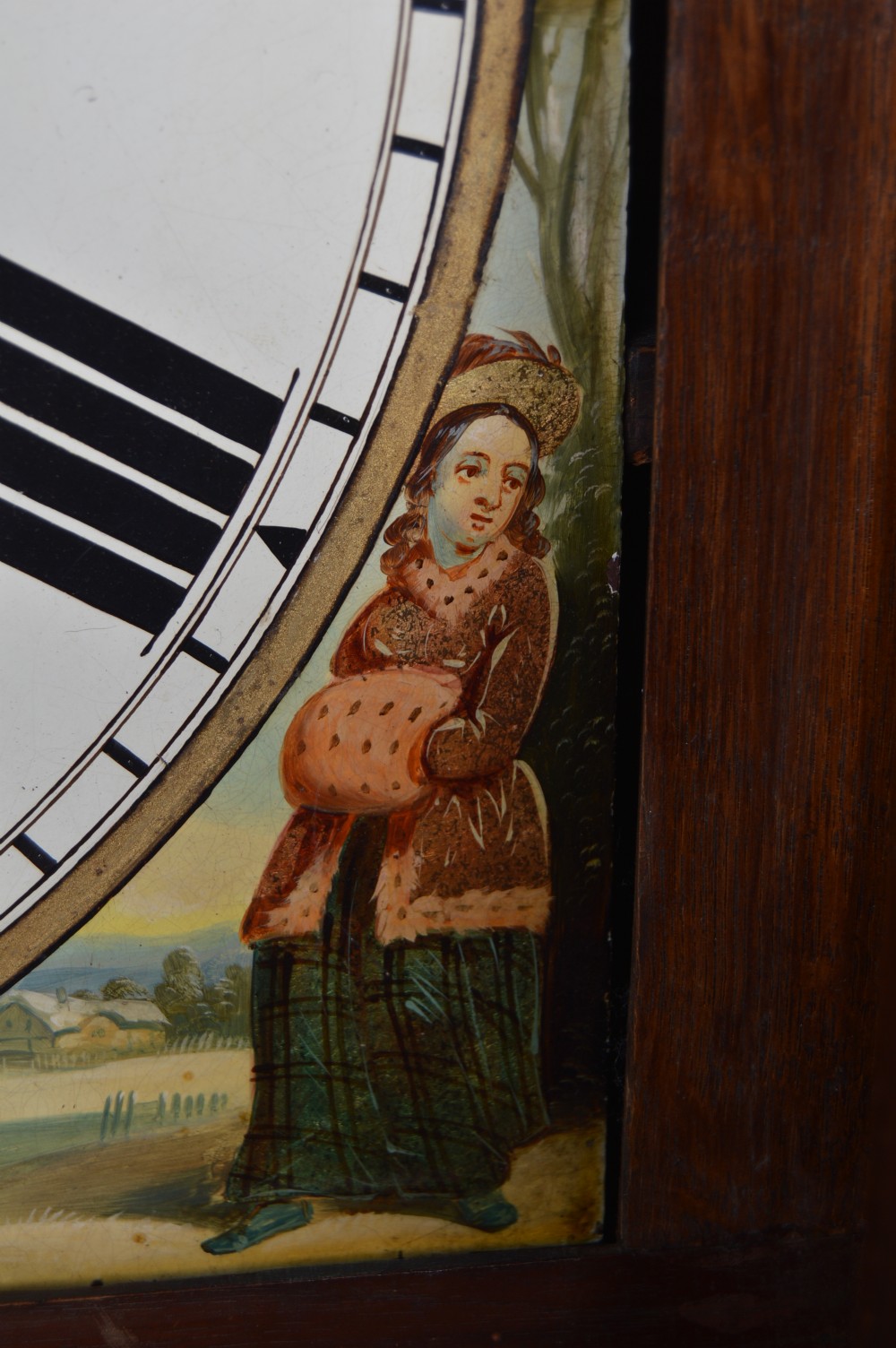 H Butterworth Mahogany Long Case/ Grandfather Clock View XIII