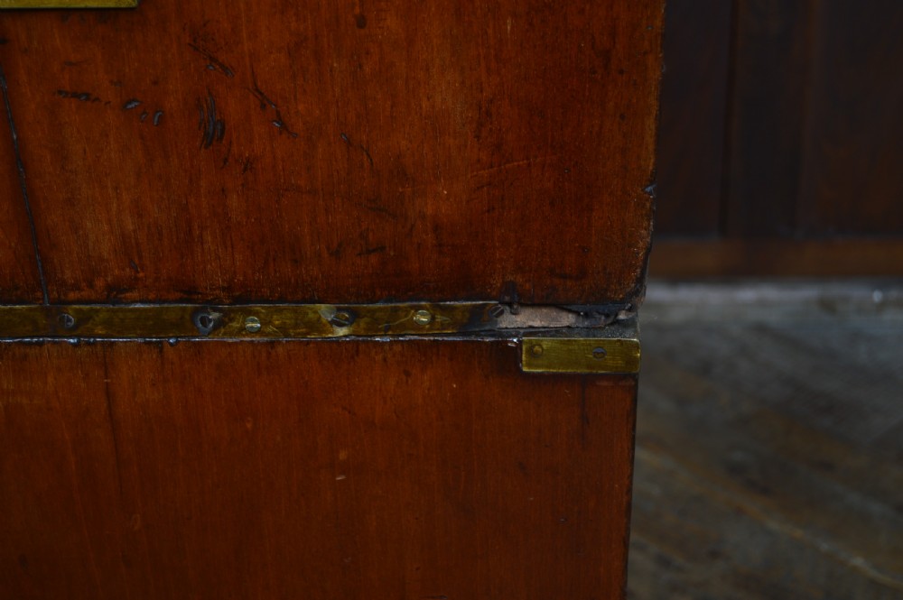 Mahogany Campaign Chest View XII