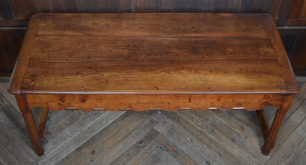 French Chestnut Farm House Kitchen Table View VI