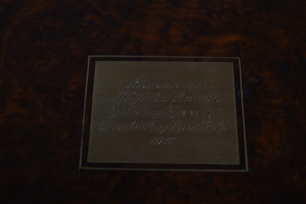 Edwardian Walnut Writing Slope View VI