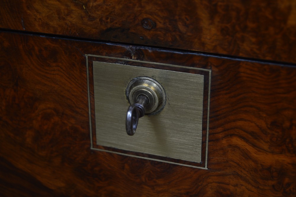 Edwardian Walnut Writing Slope View VII