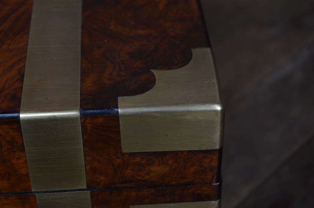 Edwardian Walnut Writing Slope View IX