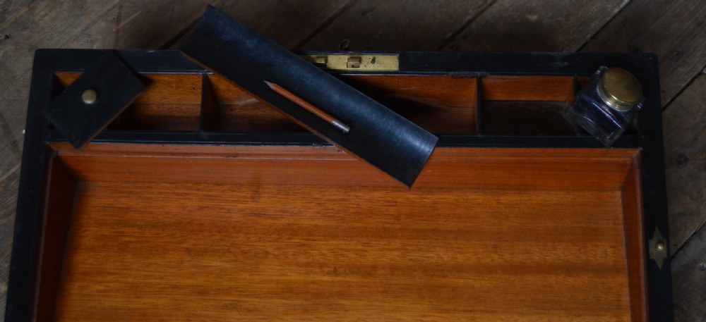Edwardian Walnut Writing Slope View XVIII