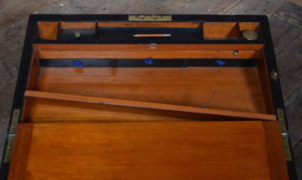 Edwardian Walnut Writing Slope View XX