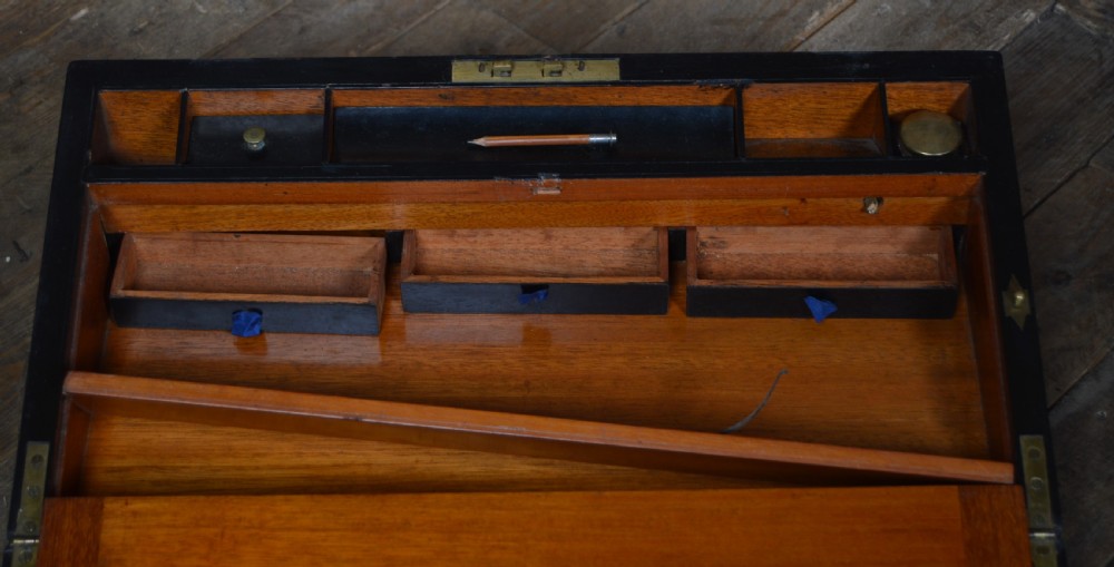 Edwardian Walnut Writing Slope View XXI