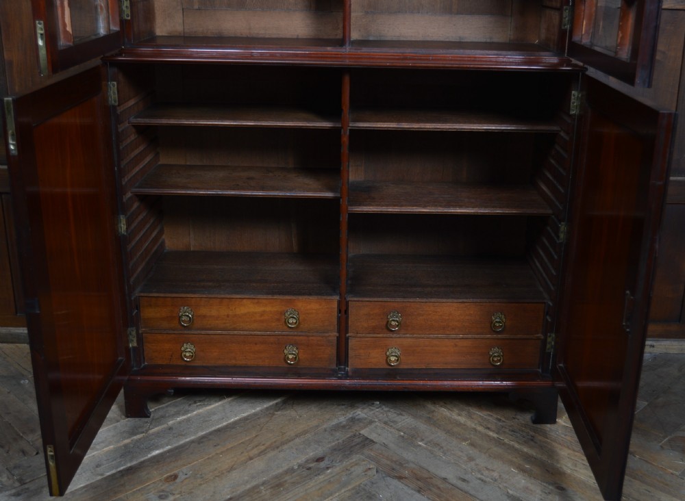 Georgian Mahogany Bookcase View IX