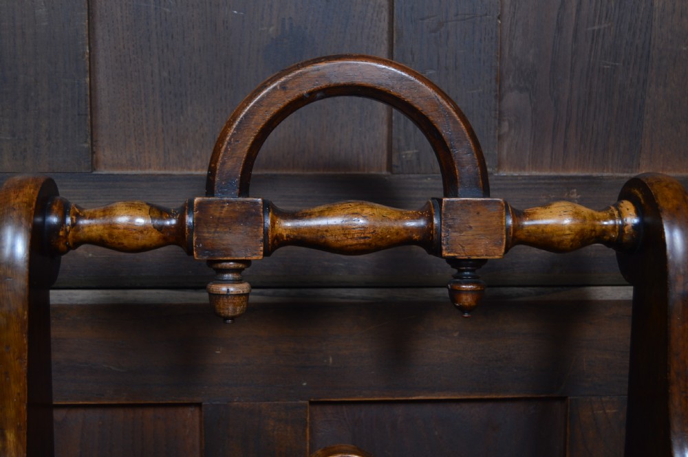 Pair of Victorian Oak Hall Chairs View IV