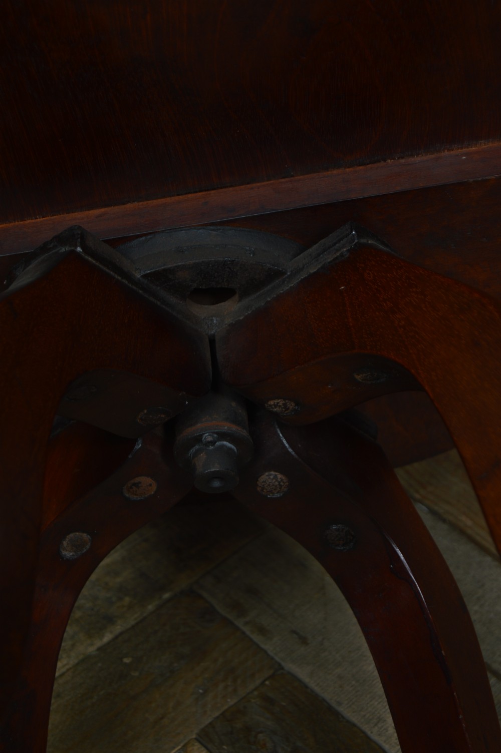 Edwardian Revolving Desk Chair View XIII