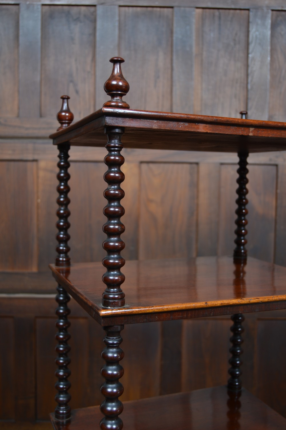 Victorian Four-Tier Mahogany Whatnot View VI