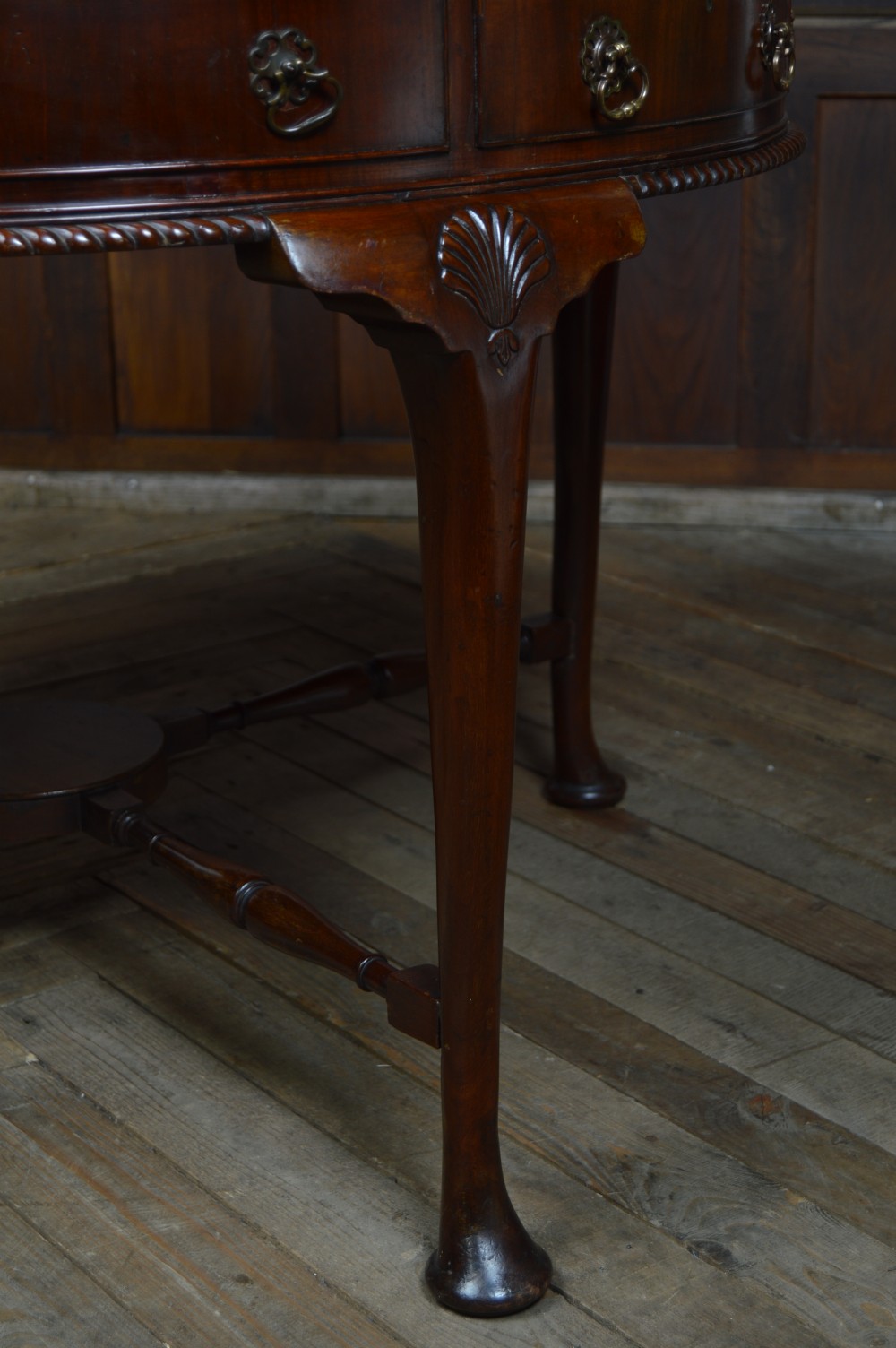 Edwardian Mahogany Drum Table View IV
