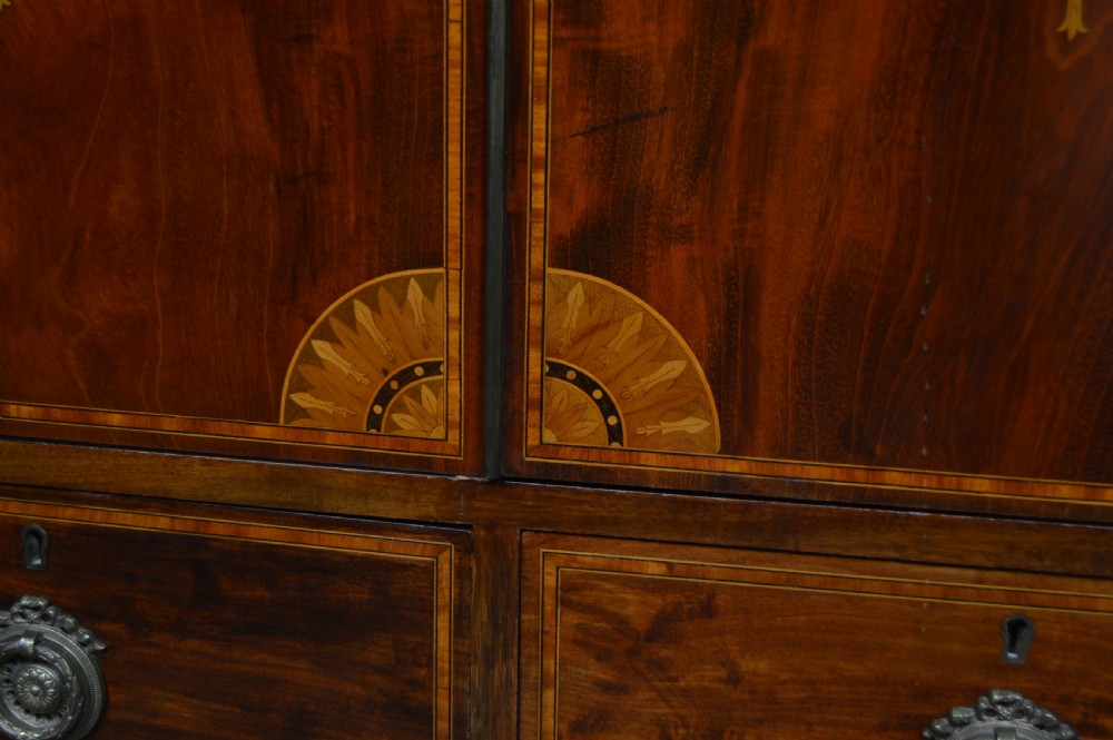 Edwardian Mahogany Wardrobe View V