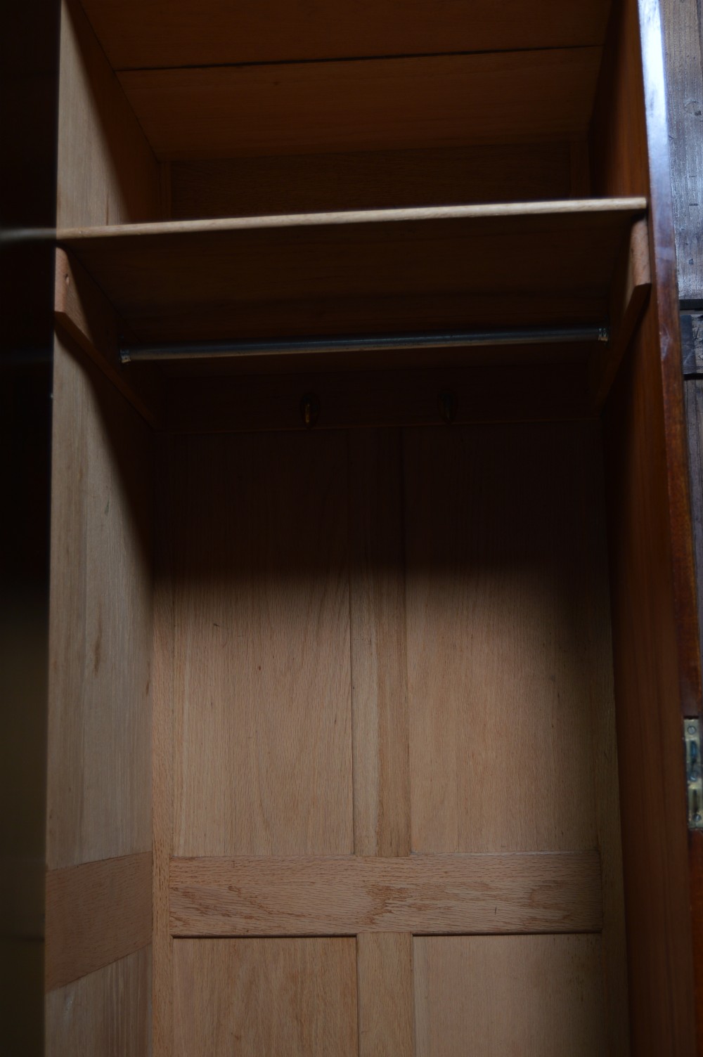 Edwardian Mahogany Wardrobe View IX