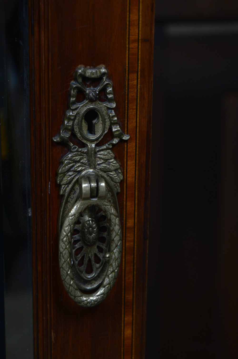 Edwardian Mahogany Wardrobe View XII