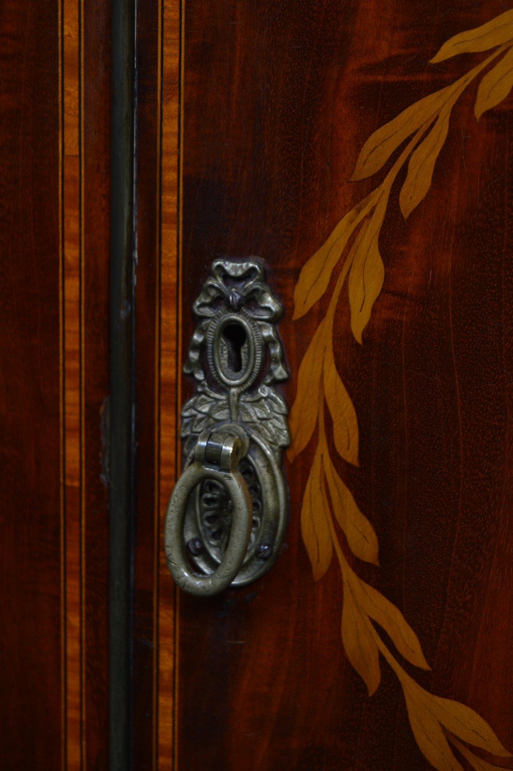 Edwardian Mahogany Wardrobe View XIII