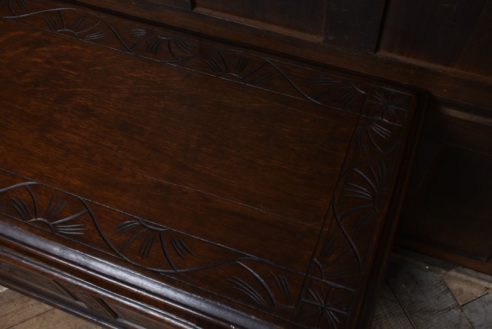 Edwardian Monk's Bench/ Hall Seat/ Settle View X