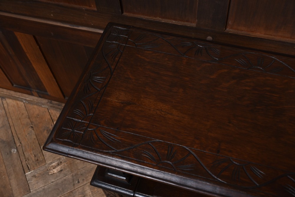 Edwardian Monk's Bench/ Hall Seat/ Settle View XI