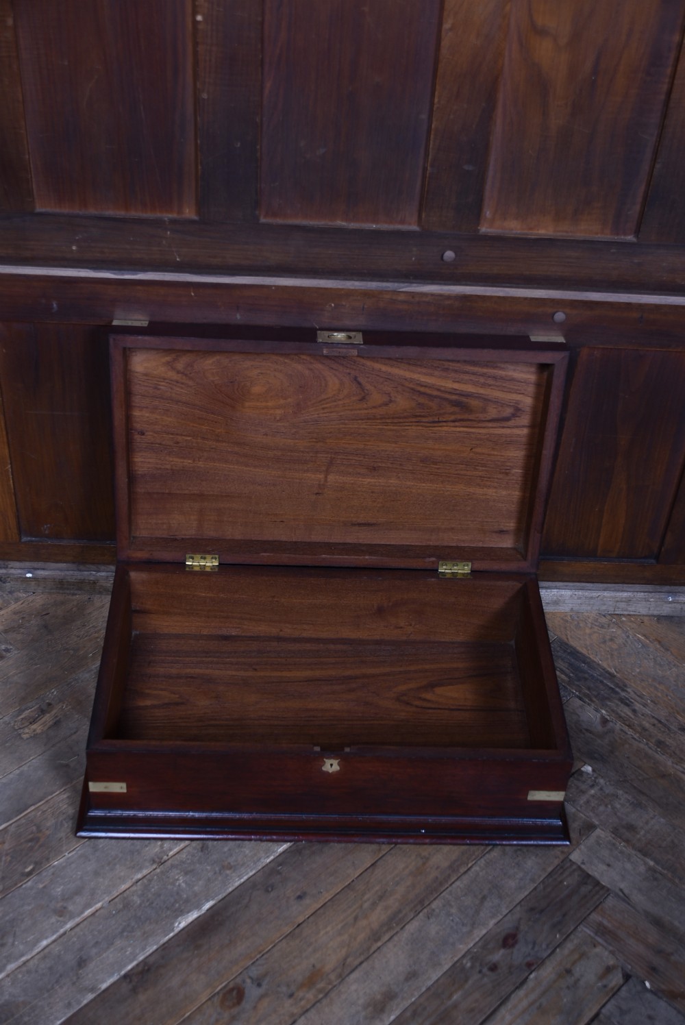 19th Century Teak Storage Box View IX