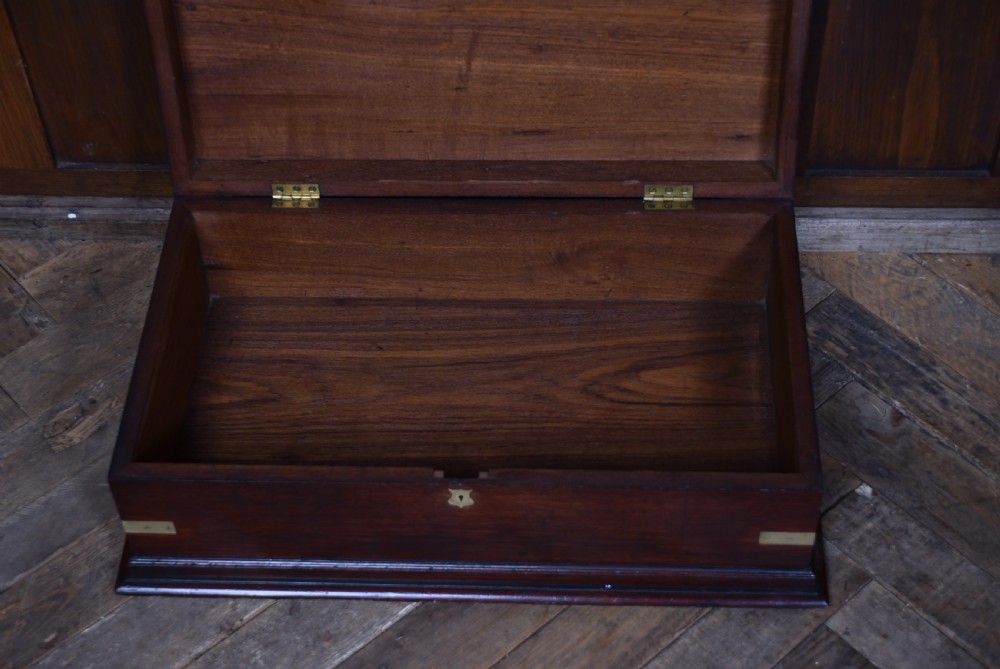 19th Century Teak Storage Box View XI