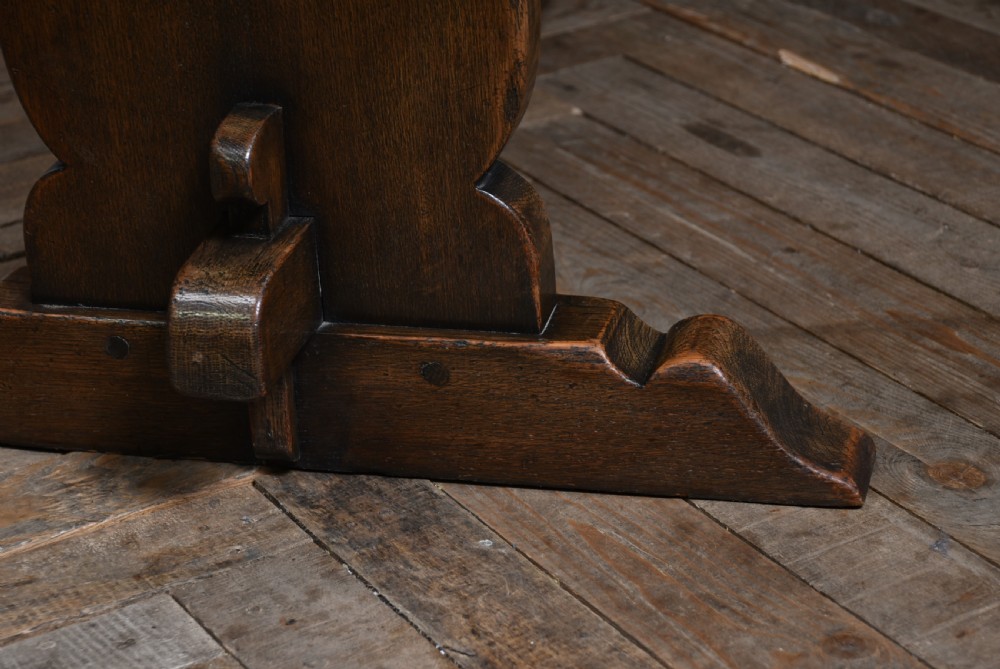 Oak Refectory Table View VI