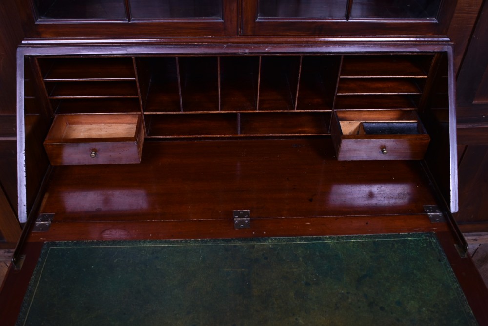 Edwardian Mahogany Turner, Woodward & Co Bureau Bookcase  View XI