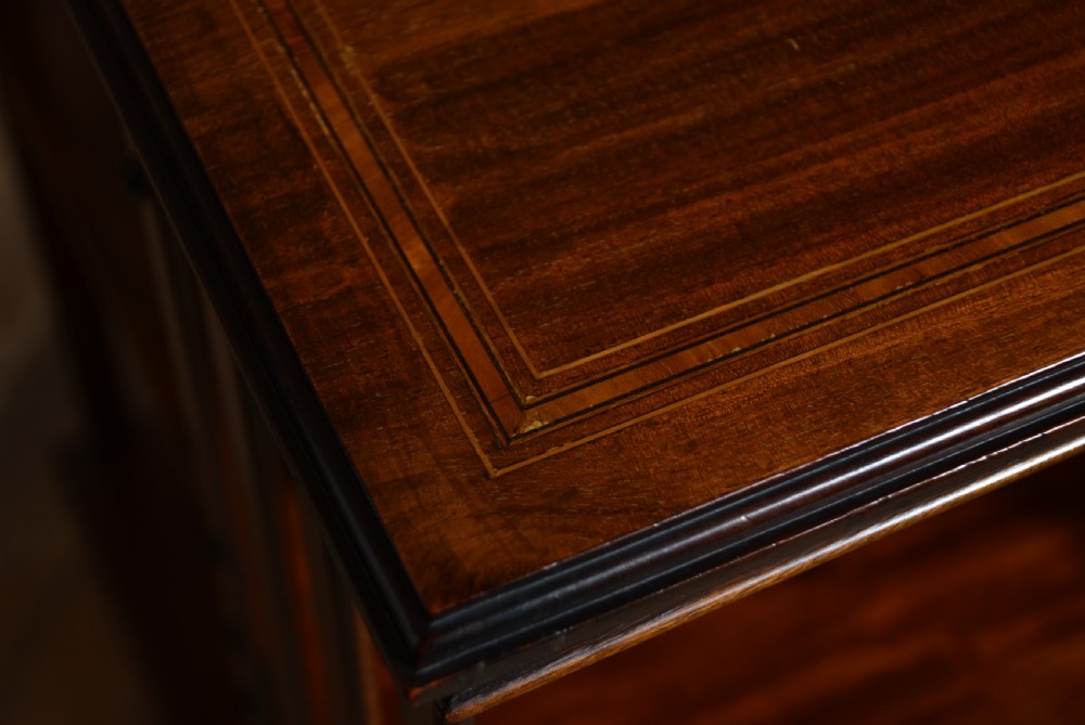 Edwardian Mahogany Revolving Bookcase  View V
