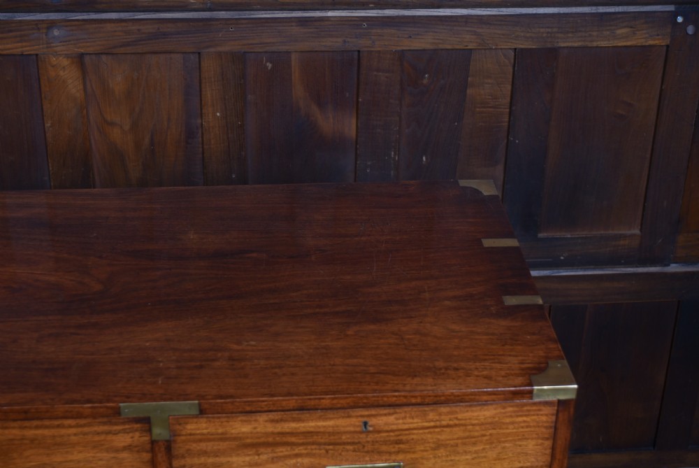 19th Century Padauk Campaign Chest  View VI