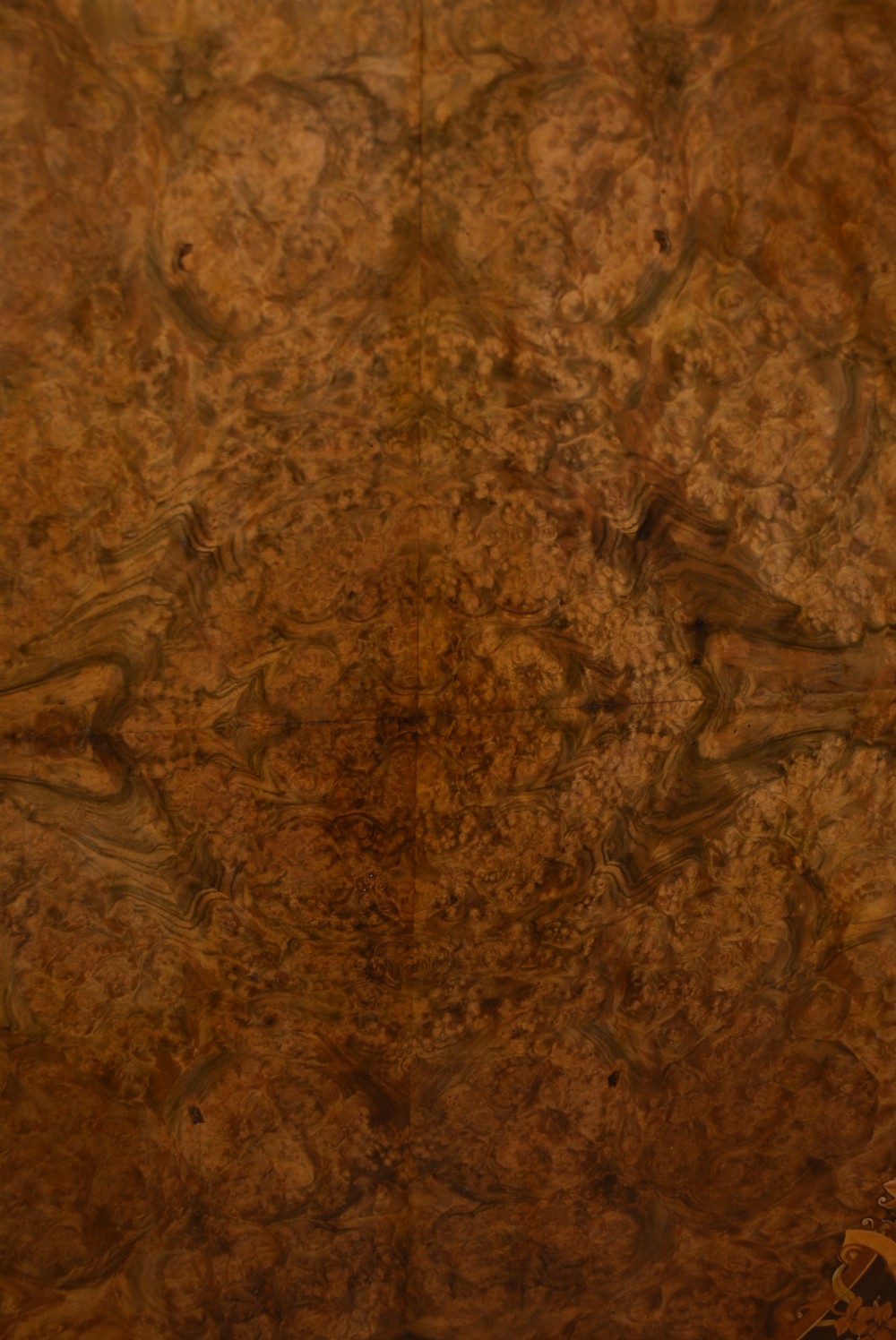 Victorian Walnut Marquetry Snap Top Table  View IV