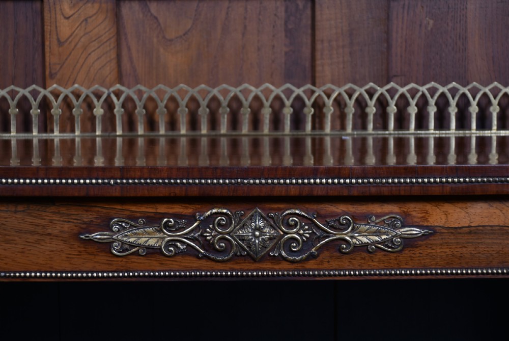 Regency Rosewood Open bookcase View III