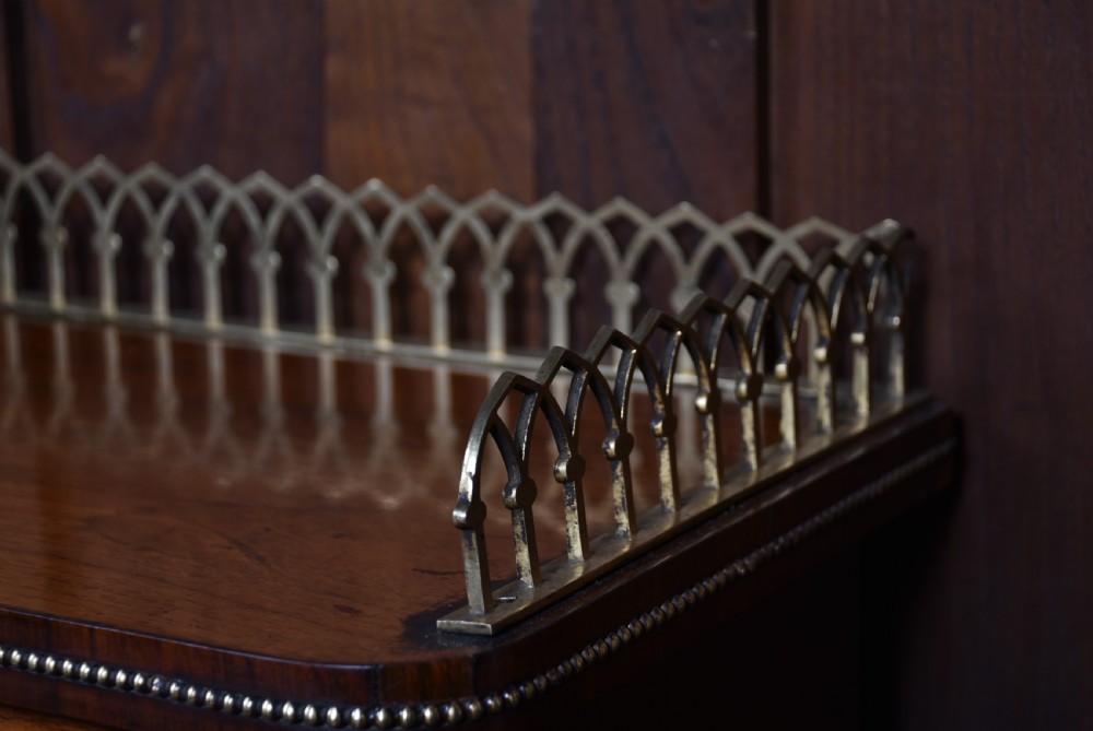 Regency Rosewood Open bookcase View VII