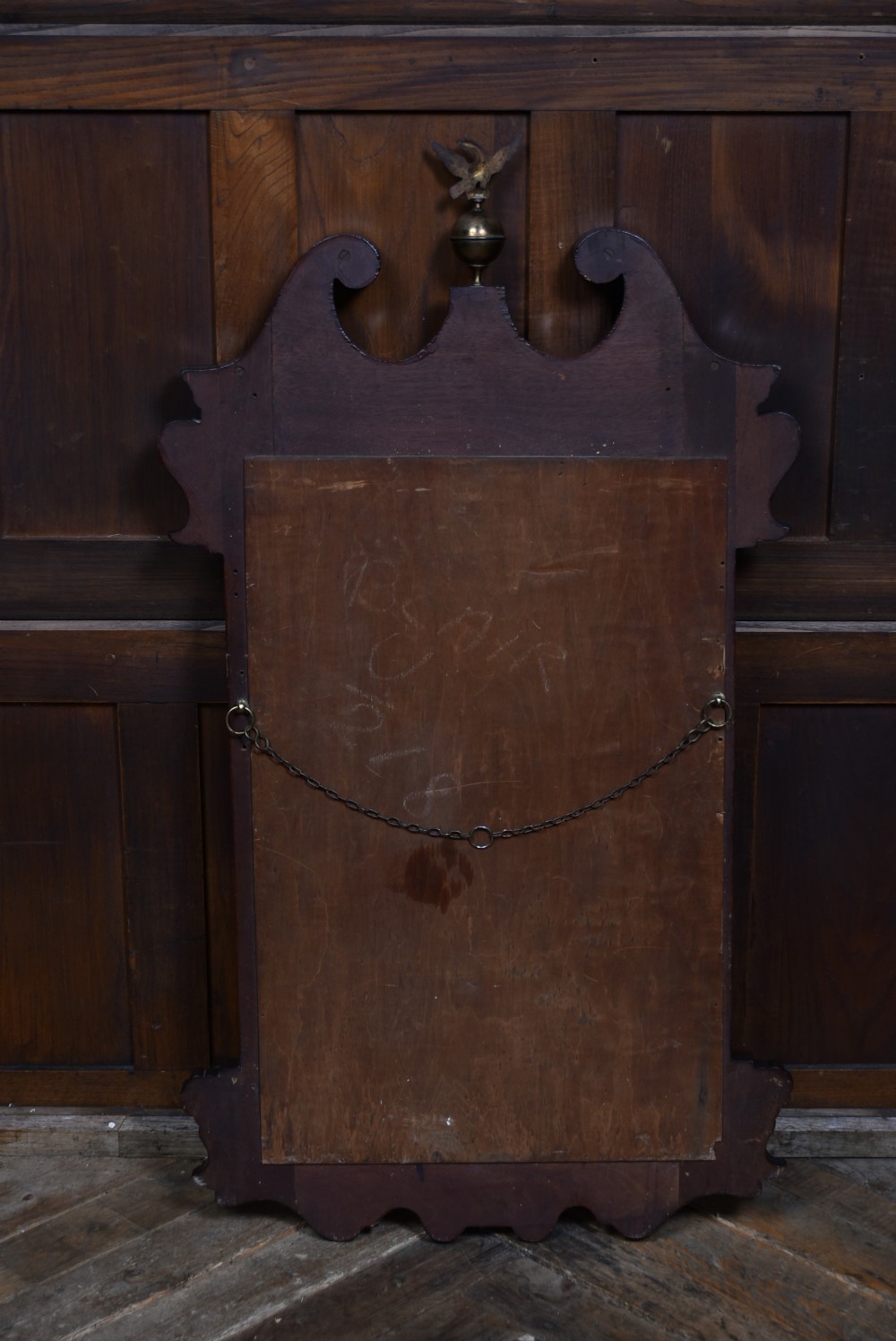 Edwardian Mahogany Wall Mirror View V