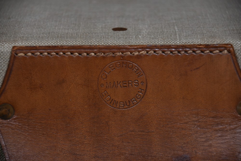Edwardian Canvas Travel Trunk View XI