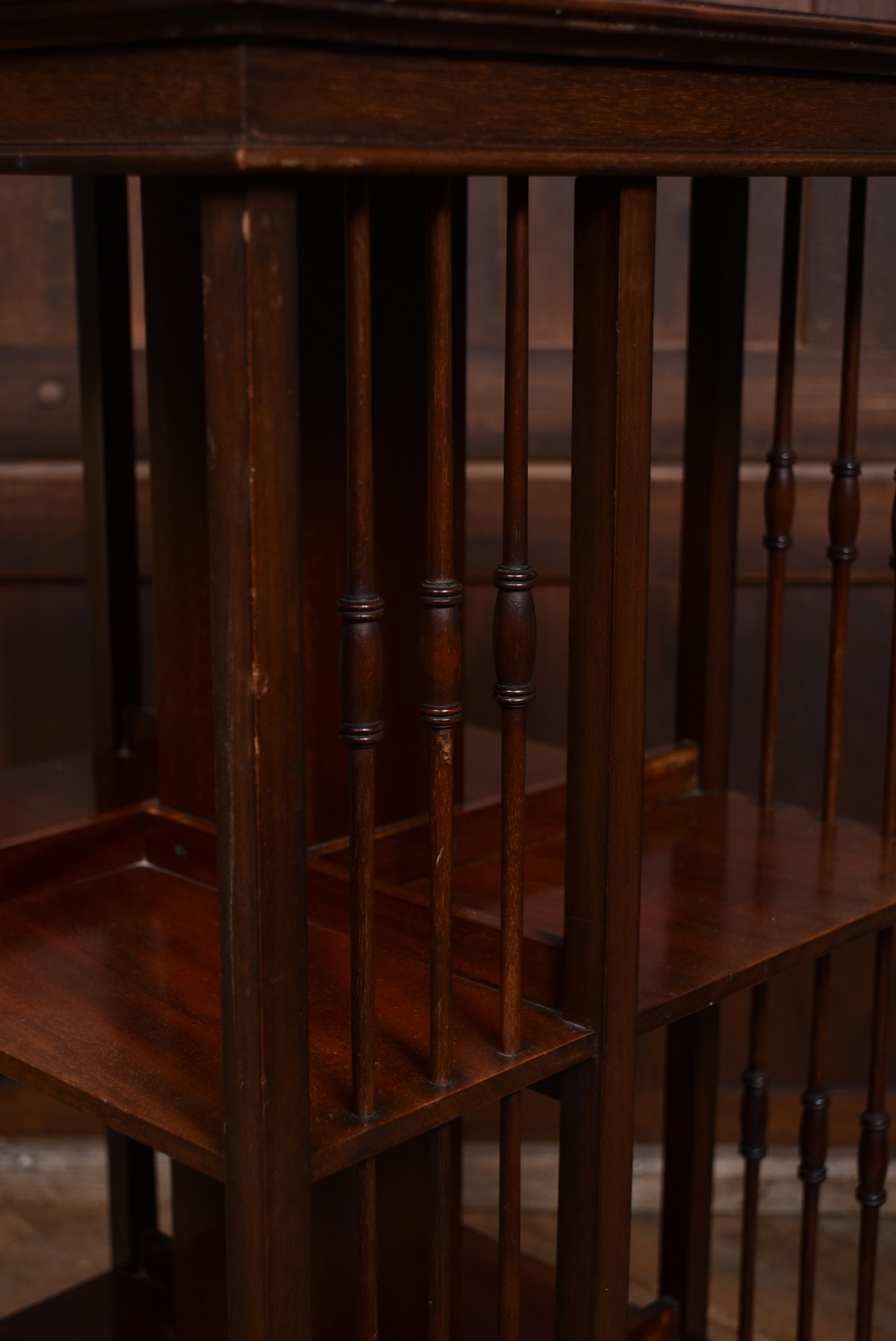 Edwardian Revolving Bookcase View IV
