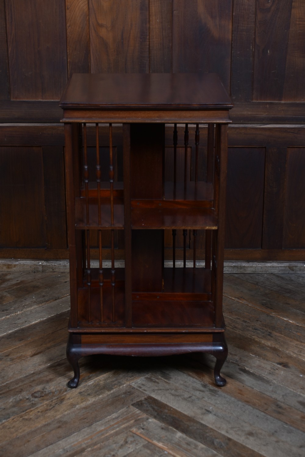 Edwardian Revolving Bookcase View VI