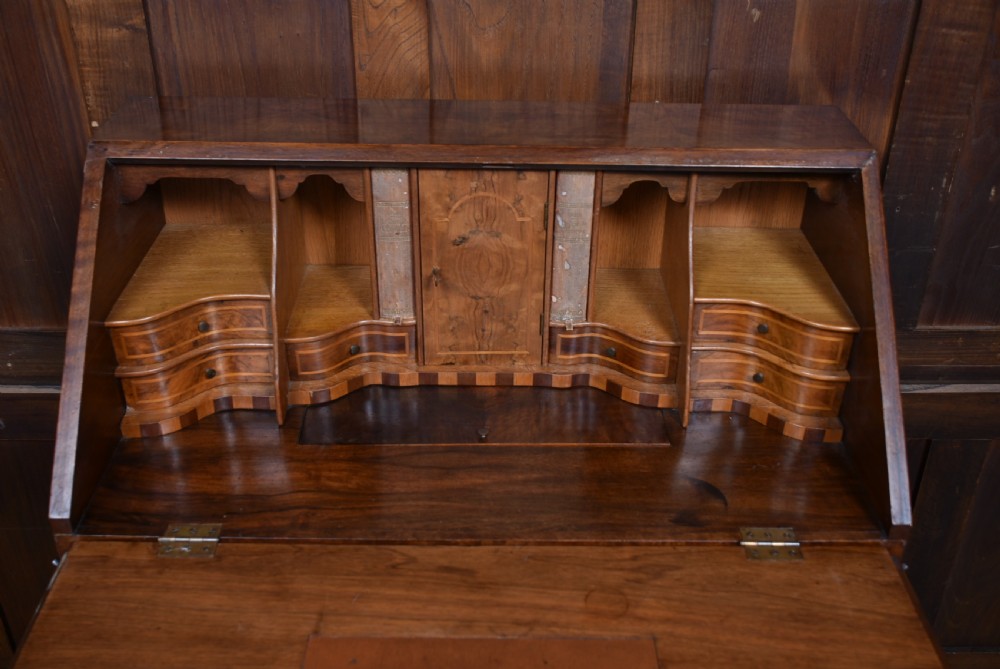 Dutch Burr Walnut Bombe Bureau View VII