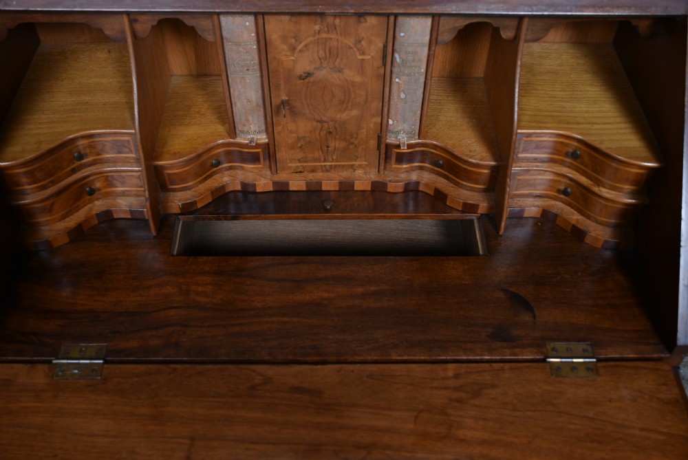 Dutch Burr Walnut Bombe Bureau View VIII