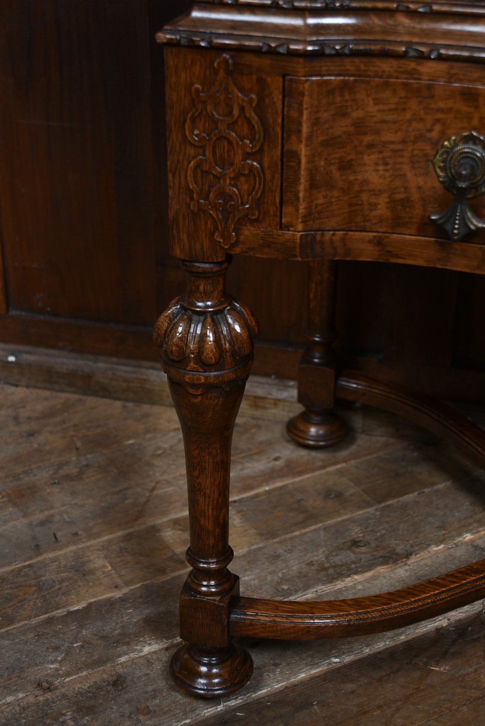 Edwardian Oak Bureau View IV