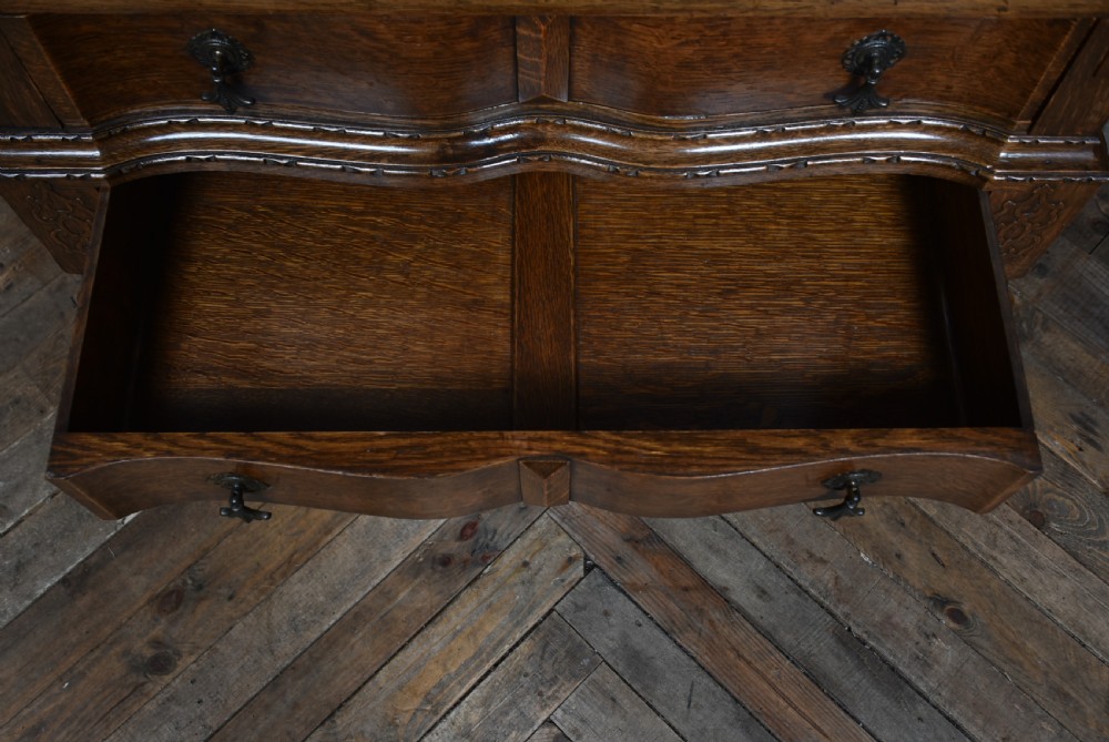 Edwardian Oak Bureau View V