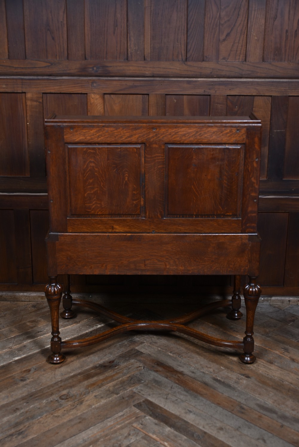 Edwardian Oak Bureau View XIII