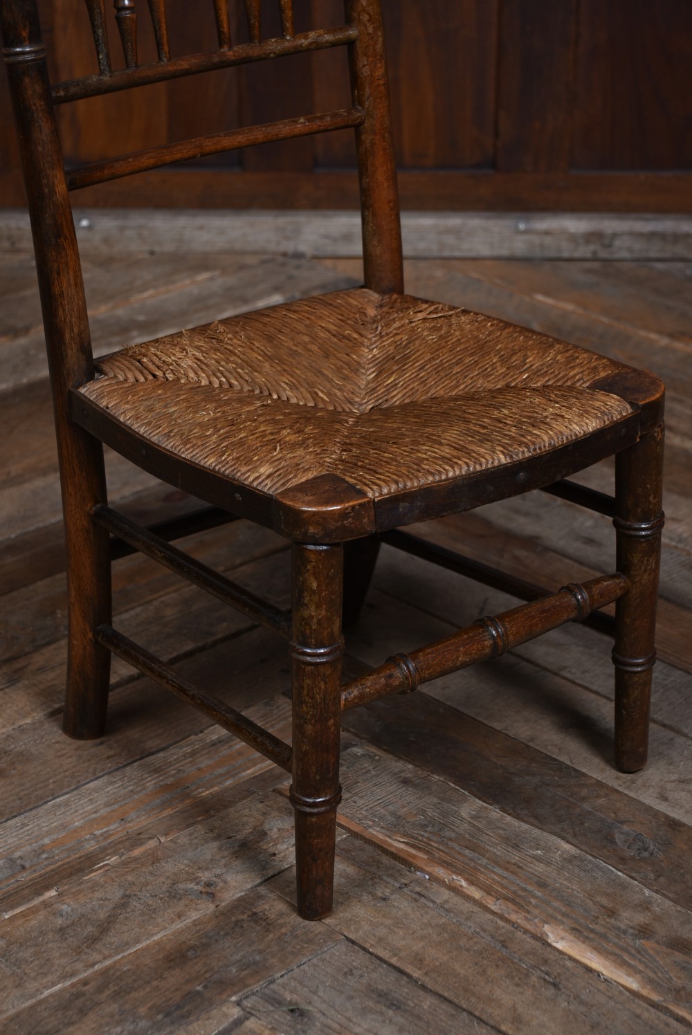 19th Century Beech Childs Chair View III