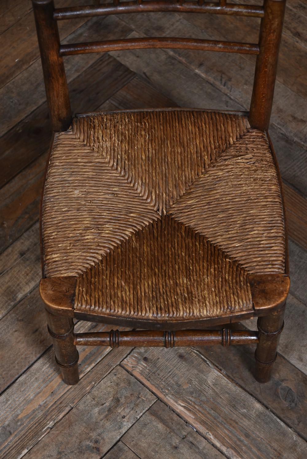 19th Century Beech Childs Chair View IV